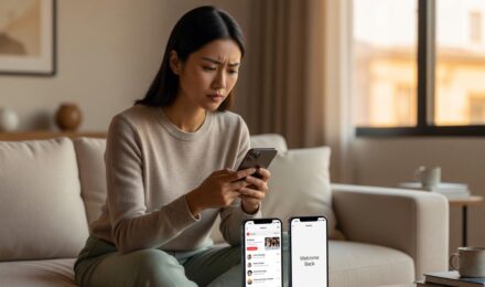 Side-by-side comparison of free and paid app icons on a smartphone screen