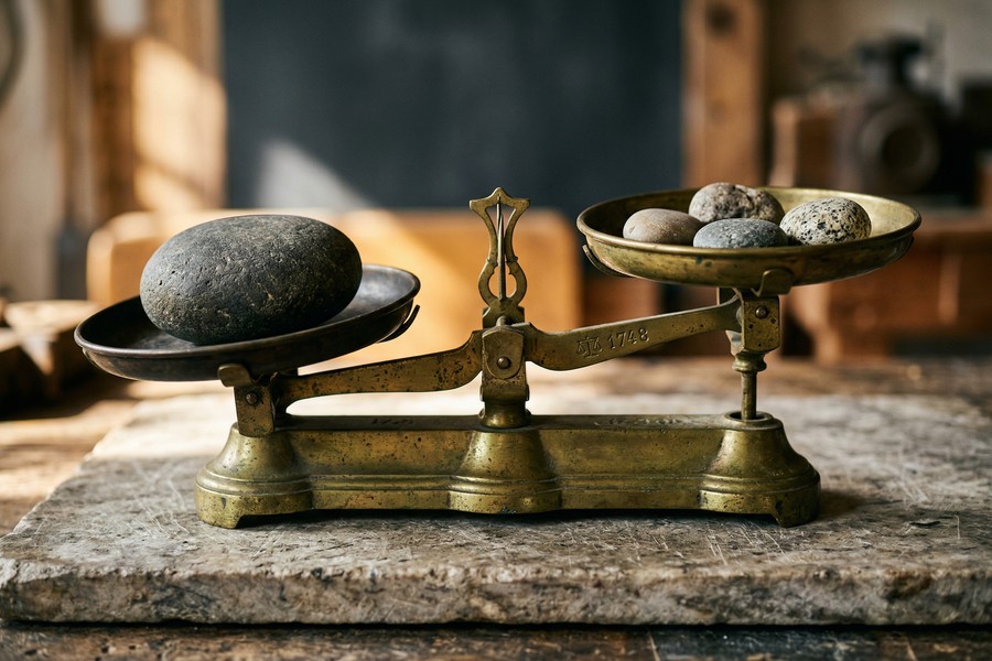 Side-by-side comparison graphic showing credit score factors versus debt to income ratio factors