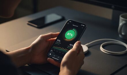 Best battery health monitor app displayed on a smartphone screen