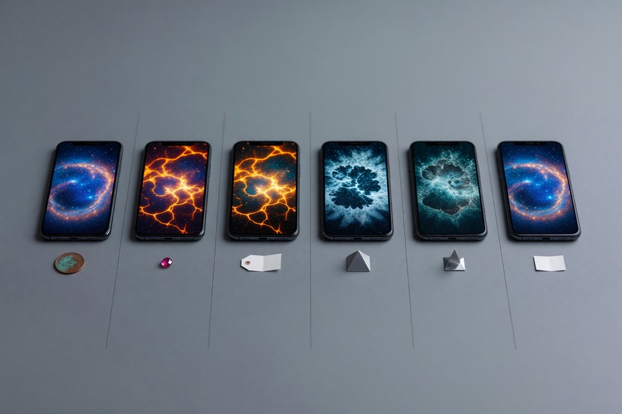 Smartphone screen showing a completed double exposure edit with forest and portrait layers