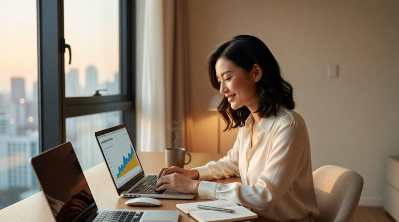 Best laptops for remote work in 2026 displayed on a modern home office desk