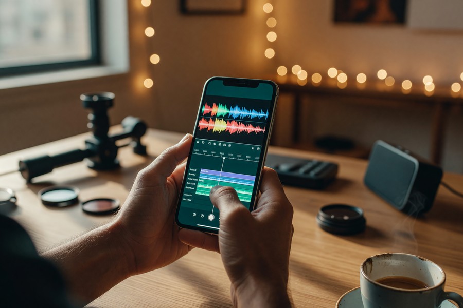 Android phone displaying slow motion video playback comparison at 120 fps and 960 fps