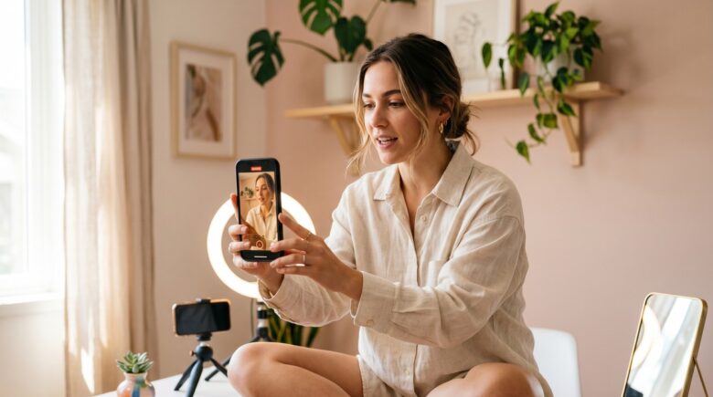 Best vertical video creator apps for TikTok and Instagram Reels on a smartphone screen