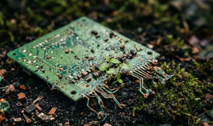 Biodegradable electronics breaking down naturally to reduce e-waste pollution