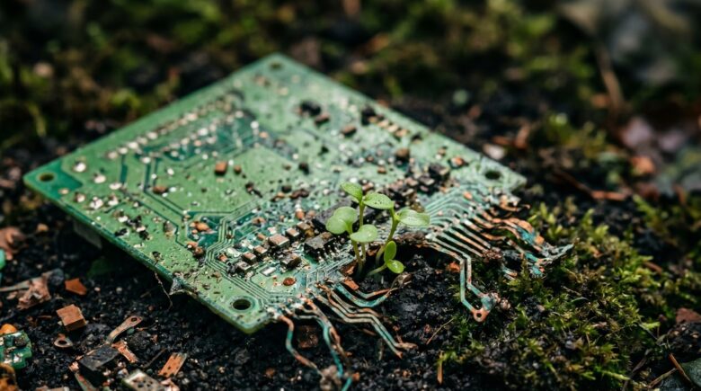 Biodegradable electronics breaking down naturally to reduce e-waste pollution