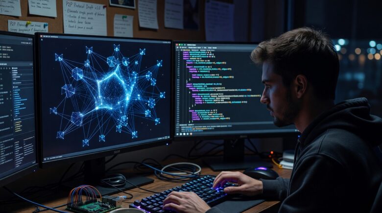 Decentralized internet network nodes connecting users away from Big Tech servers