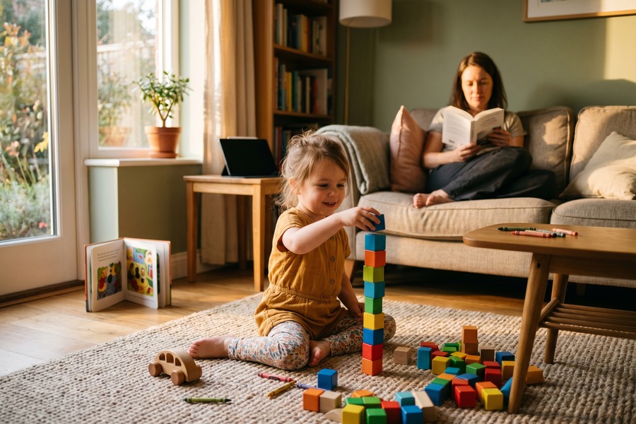 Bar chart comparing recommended versus actual daily screen time across age groups