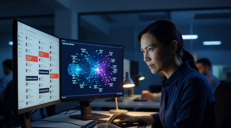 Online platforms managing AI generated content with moderation tools and detection systems