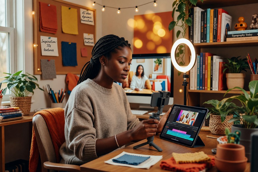 Dashboard view of a creator's AI content compliance checklist across multiple social platforms