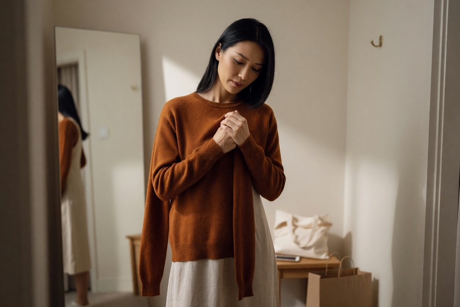 Side-by-side visual comparing intentional value-aligned spending versus unconscious lifestyle creep spending patterns