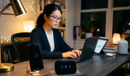Phone hotspot vs portable router side-by-side comparison for connecting multiple devices
