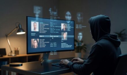 Person requesting data deletion from an AI system symbolizing the right to be forgotten in the age of artificial intelligence
