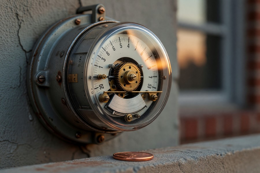 Side-by-side comparison of a 2.5-inch SSD and a 3.5-inch HDD on a desk