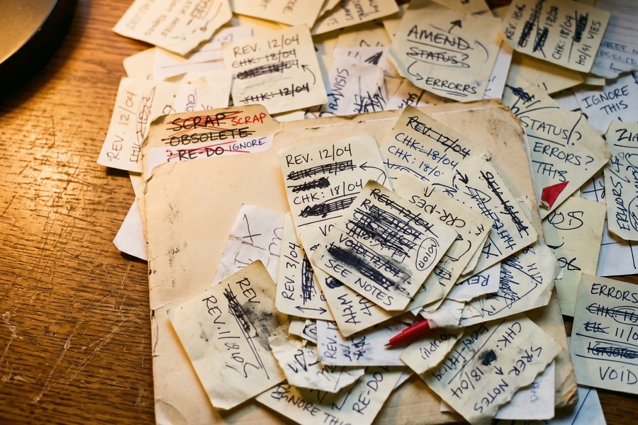 Freelancer's organized folder structure on a laptop screen showing client sub-folders
