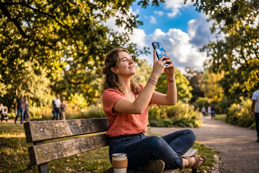 Side-by-side comparison of sky replacement results from Luminar Neo, Photoshop, and a mobile app