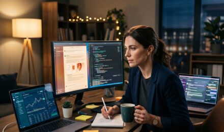 Specialized AI assistants displayed across different industries outperforming general AI models like ChatGPT