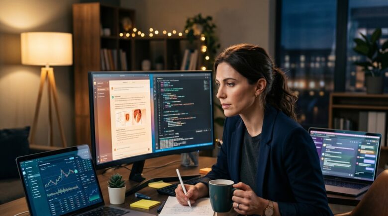 Specialized AI assistants displayed across different industries outperforming general AI models like ChatGPT