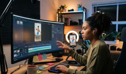 Best YouTube Shorts editing apps with auto-generated hooks and captions on a smartphone screen