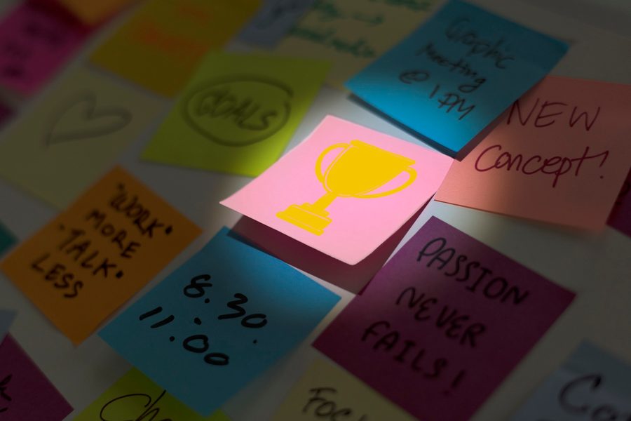 Illustration of AI-generated feedback theme clusters in a design project dashboard